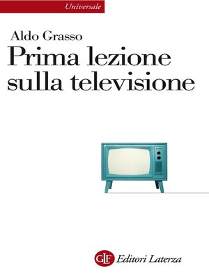 cover image of Prima lezione sulla televisione